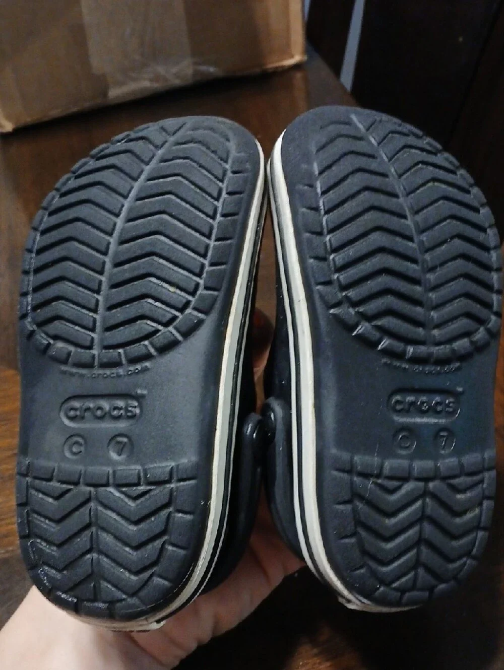 Kids Black Slip-On Crocs